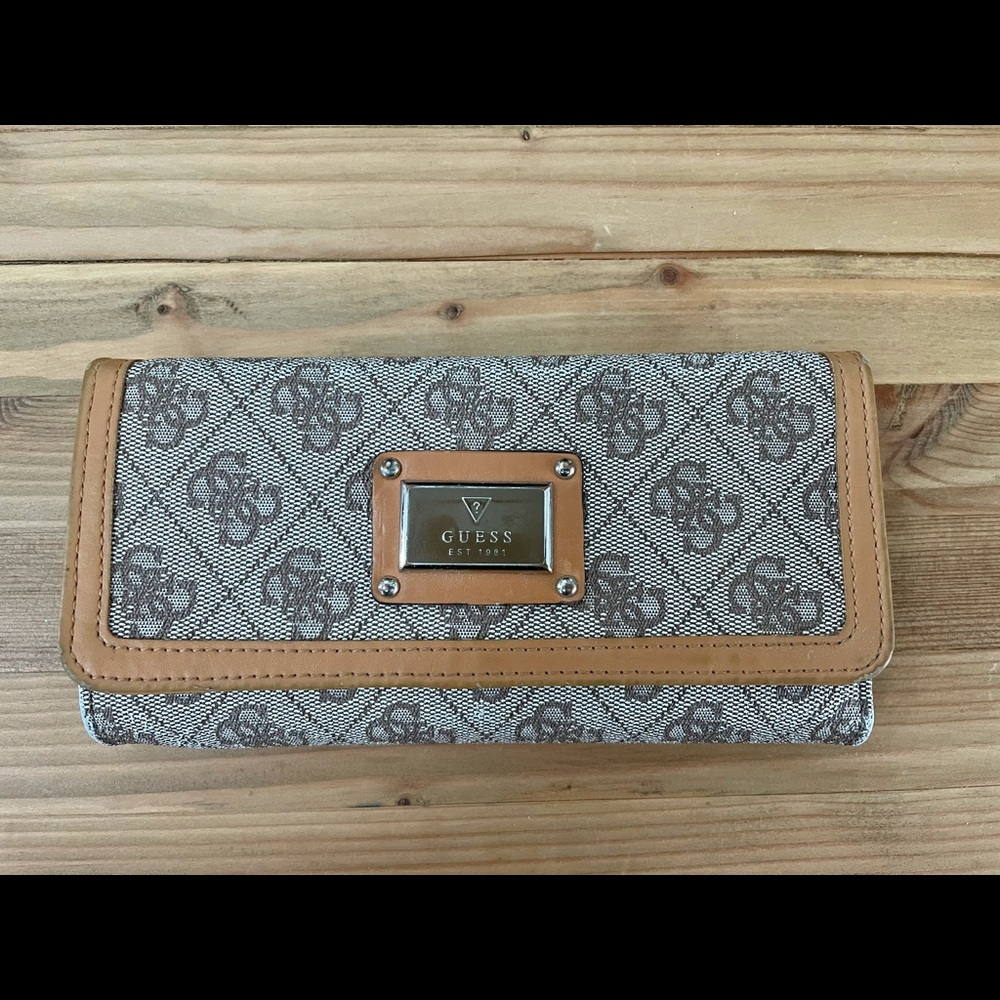 Guess Fold Over Wallet